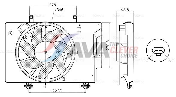 Вентилятор, охлаждение двигателя