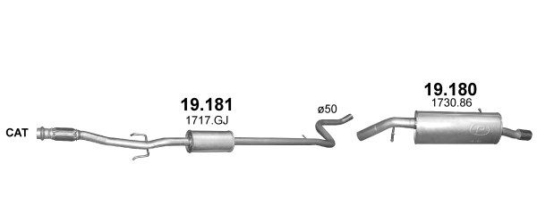 Układ wydechowy POLMO POLMO00037