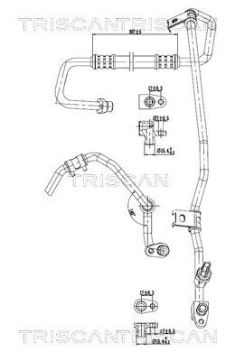 conducta presiune variabila,aer conditionat TRISCAN 9010 24026