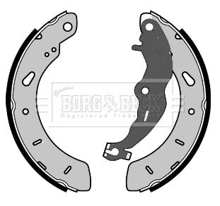 Zestaw szczęk hamulcowych BORG & BECK BBS6460