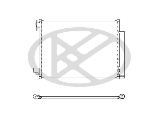 Condensator, climatizare KOYORAD CD491157