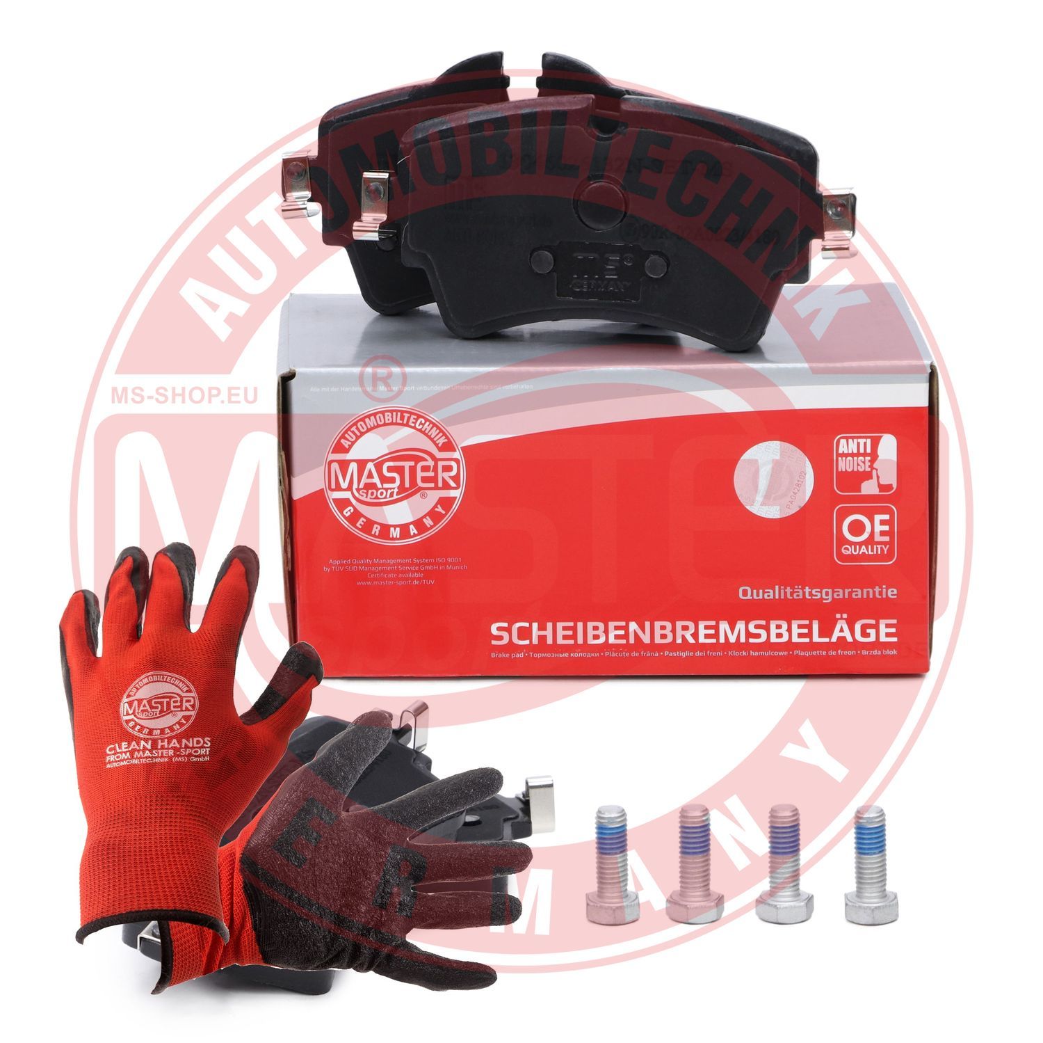Zestaw klocków hamulcowych, hamulce tarczowe MASTER-SPORT GERMANY 13046026132N-SET-MSP