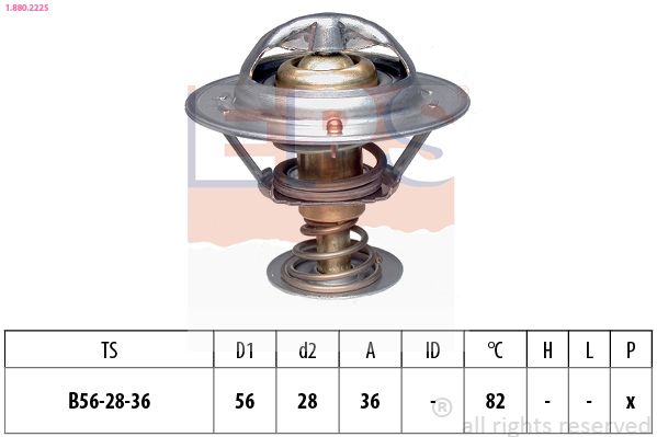 Termostat, środek chłodzący EPS 1.880.222S