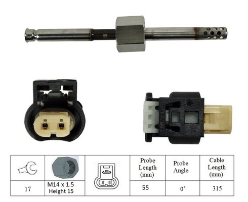 czujnik, temperatura spalin LUCAS LGS7063