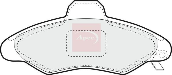 Apec - Front Brake Pad Set