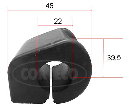Zawieszenie, stabilizator CORTECO 49371815