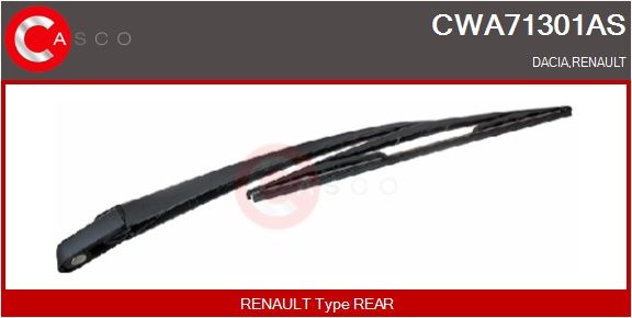 Levně Rameno stěrače, čistění skel CASCO CWA71301AS