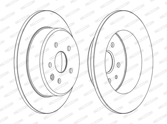 Tarcza hamulcowa FERODO DDF1499C
