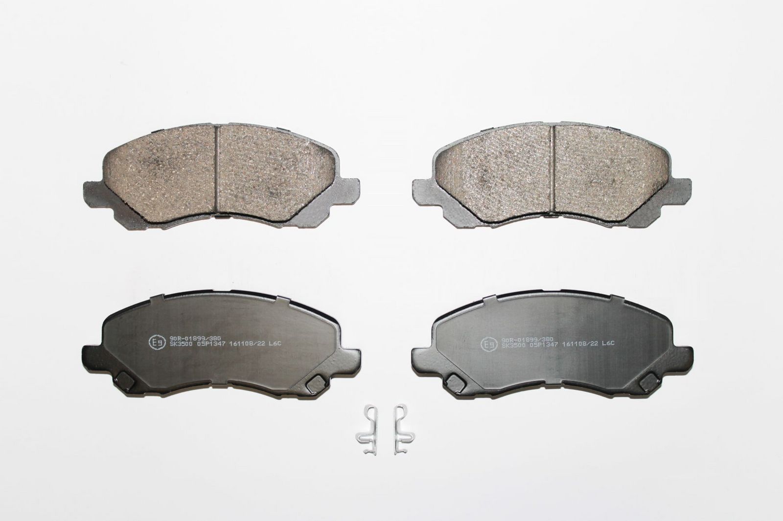 Kit de plaquettes de frein, frein à disque