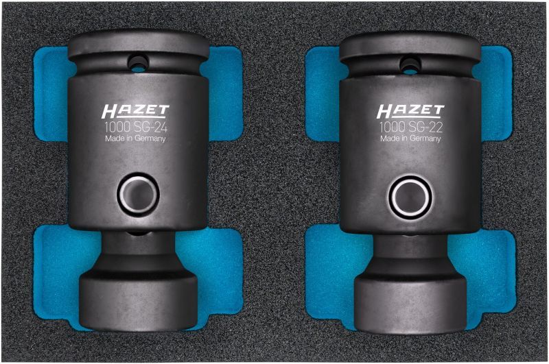 Set capete chei tubulare impact HAZET 1000SG-2224/2