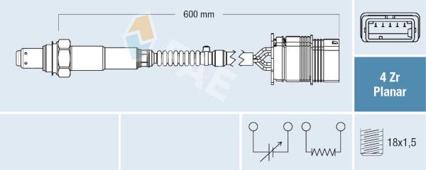 Sonda lambda FAE 77761
