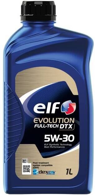 E-shop ELF Motorový olej EVOL FULL TECH DTX 5W-30, 2214029, 1L