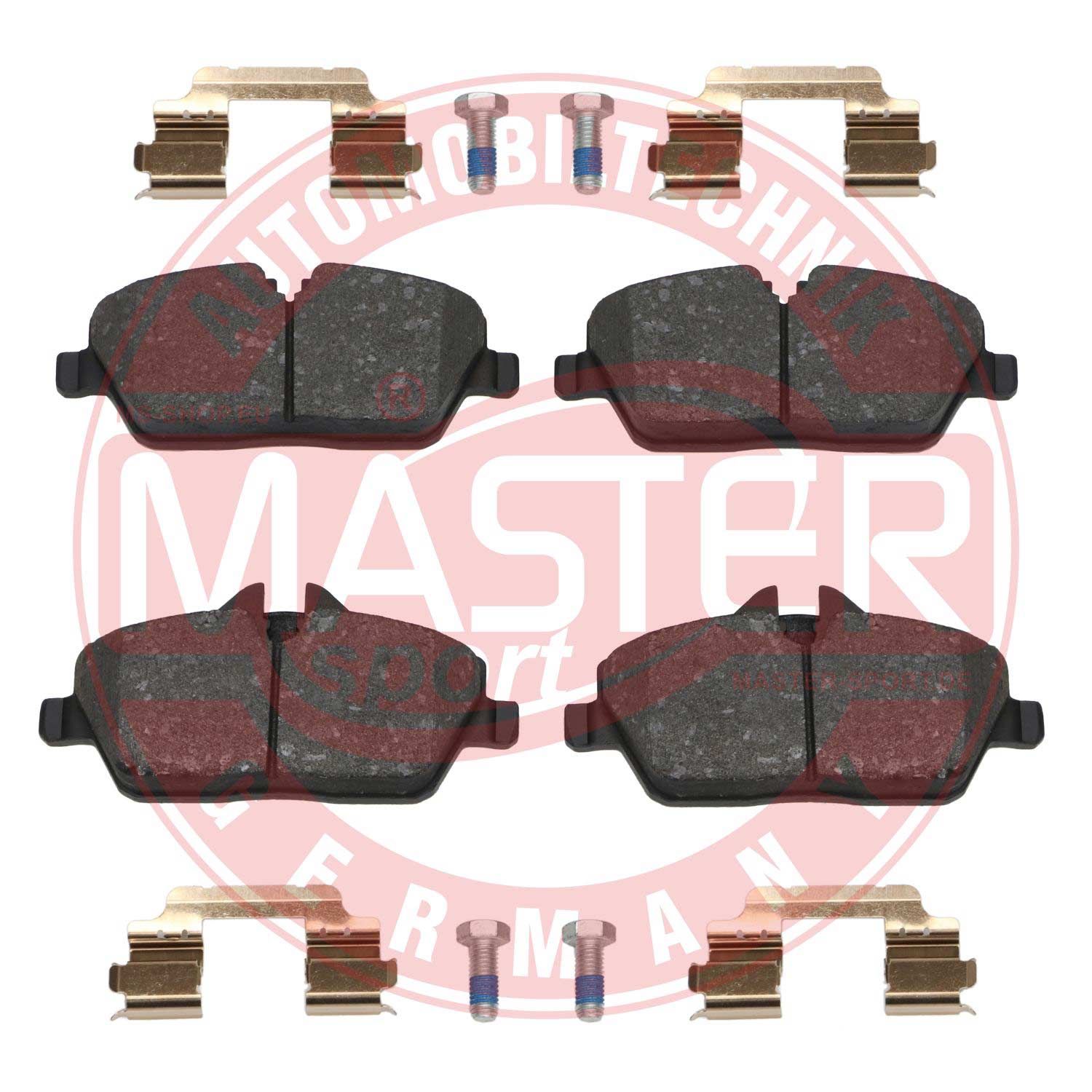Zestaw klocków hamulcowych, hamulce tarczowe MASTER-SPORT GERMANY 13046027102N-SET-MS