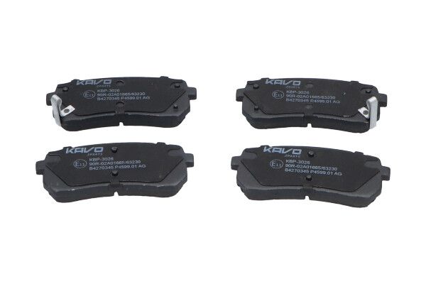 set placute frana,frana disc KAVO PARTS KBP-3026