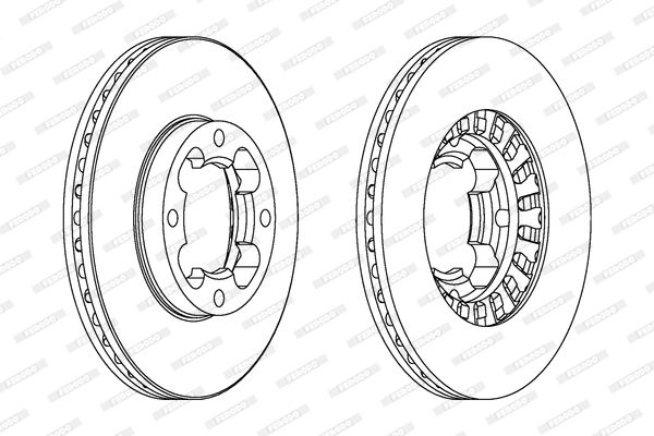 Tarcza hamulcowa FERODO DDF399