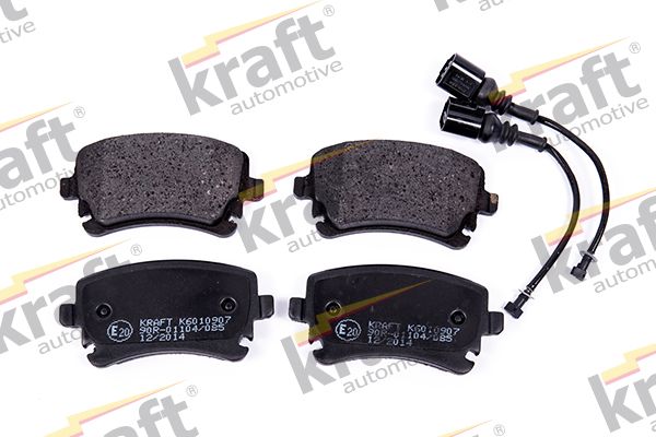Sada brzdových destiček, kotoučová brzda KRAFT AUTOMOTIVE 6010907