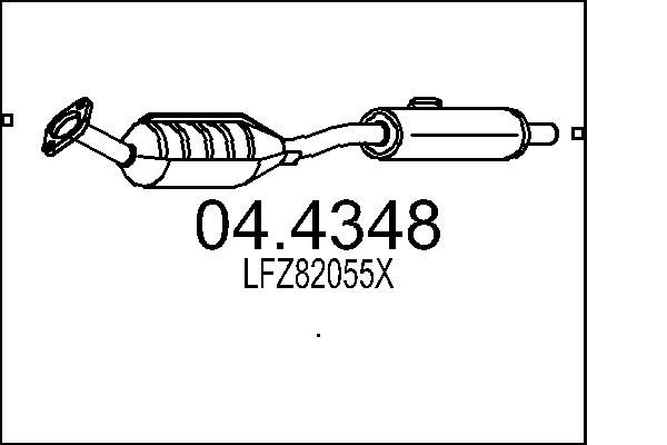 Katalizator MTS LFZ82055X