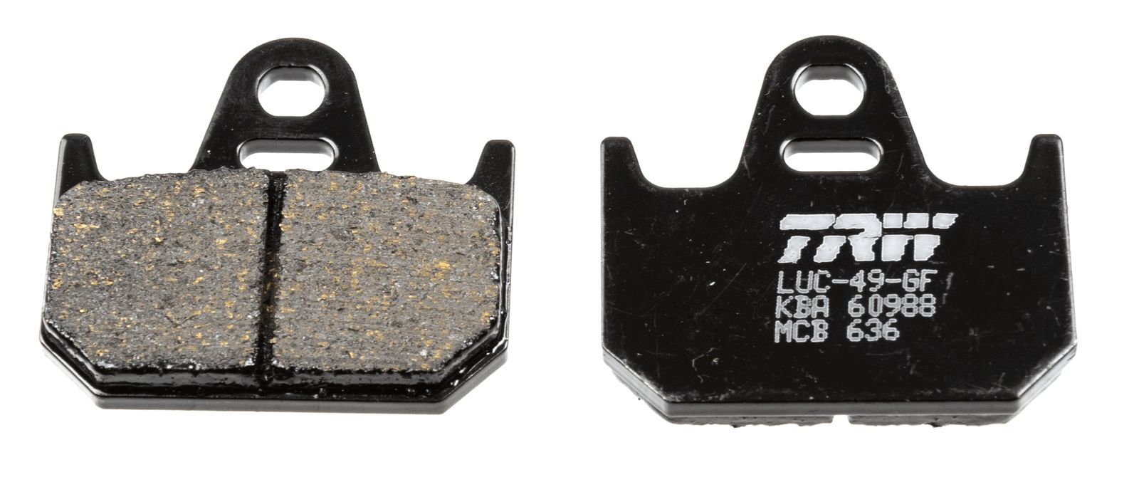 set placute frana,frana disc TRW MCB636