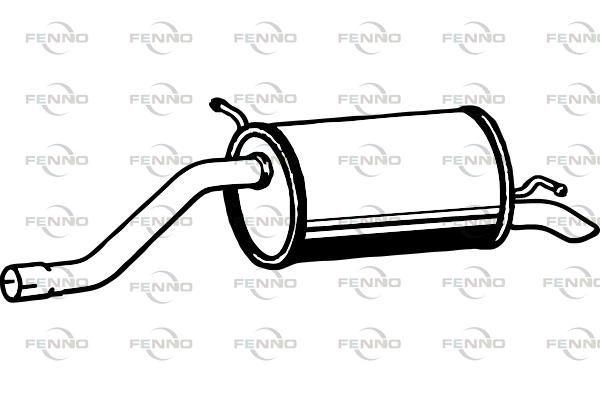 Tłumik końcowy FENNO P2262