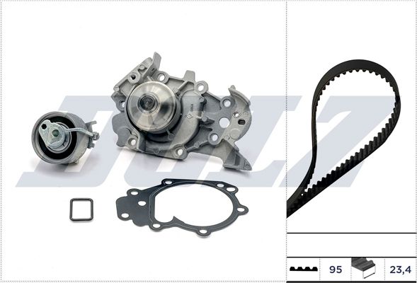 Veepump + hammasrihmakomplekt