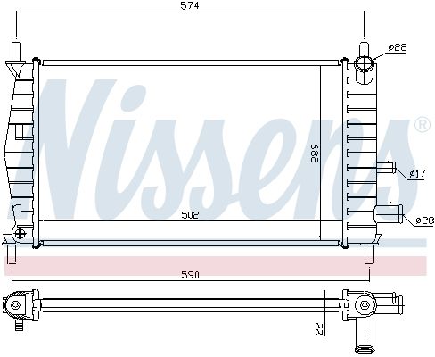 Radiateur, refroidissement du moteur