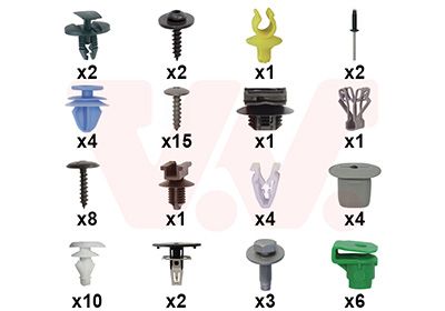 Set montaj, bara protectie VAN WEZEL 4092794