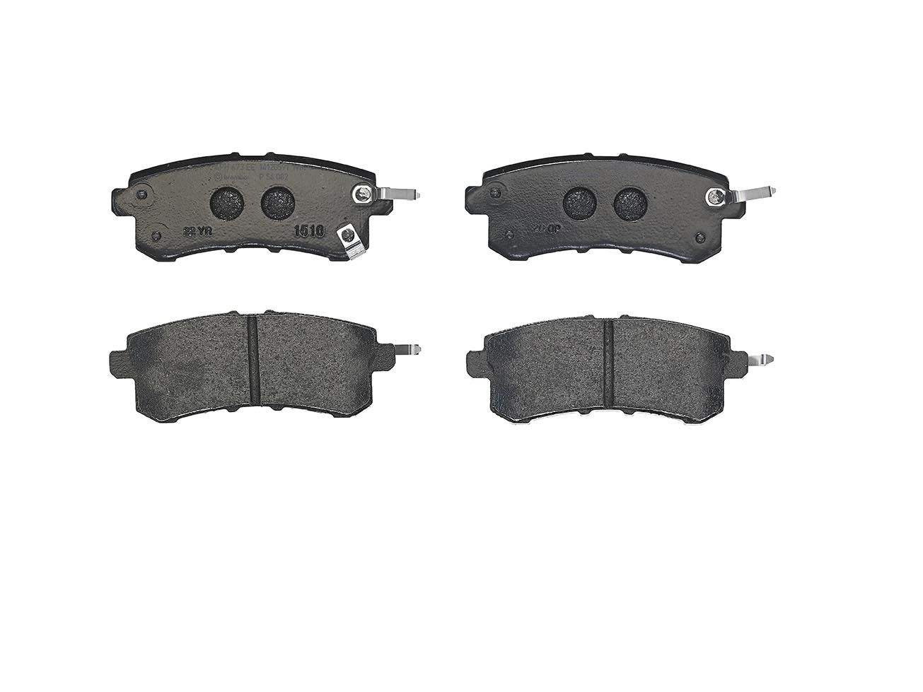 Levně Sada brzdových destiček, kotoučová brzda BREMBO P 56 082