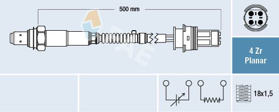 Sonda lambda FAE 77250