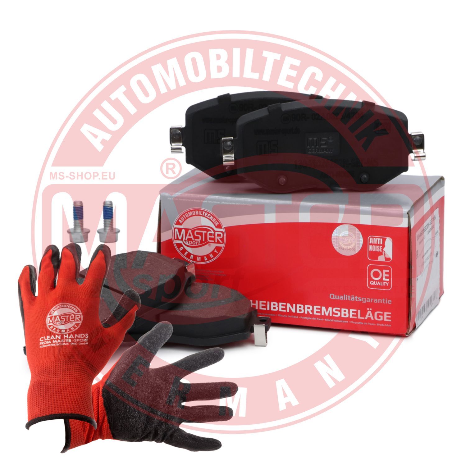 Zestaw klocków hamulcowych, hamulce tarczowe MASTER-SPORT GERMANY 13046026202N-SET-MSP