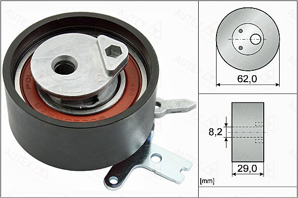 Rolka napinacza, pasek rozrządu AUTEX 655087