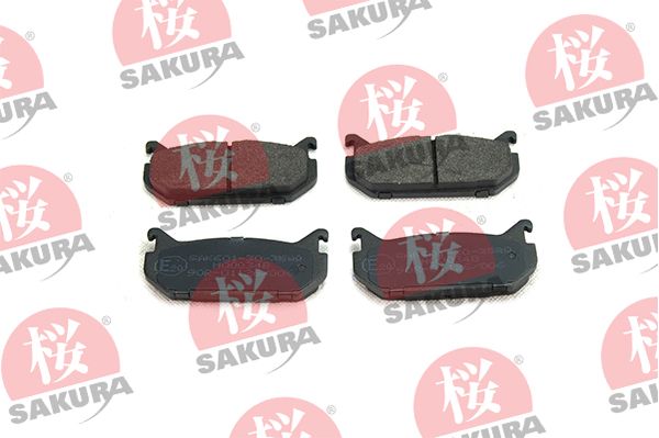 Sada brzdových platničiek kotúčovej brzdy SAKURA 601-30-3580