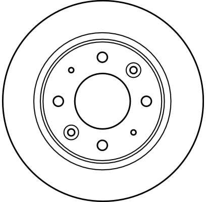 Levně Brzdový kotouč TRW DF4083