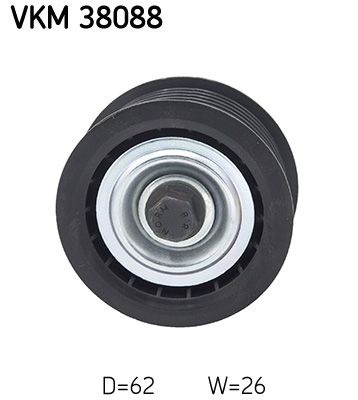 Levně Vratná/vodicí kladka, klínový žebrový řemen SKF VKM 38088