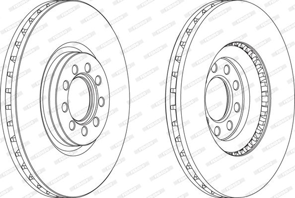 Tarcza hamulcowa FERODO FCR317A