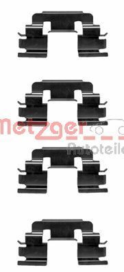 Set accesorii, placute frana METZGER 109-1249