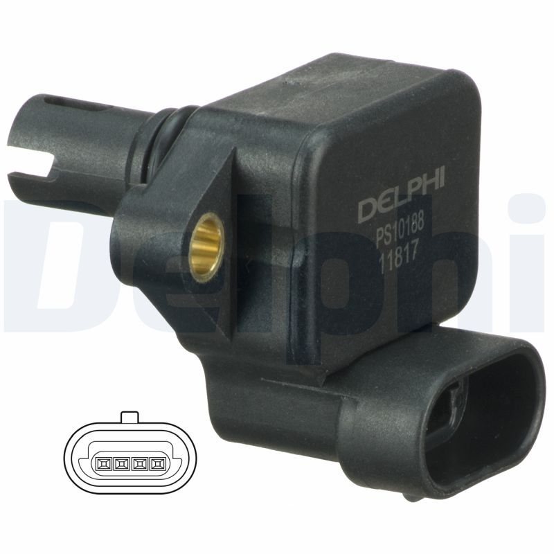 Senzor tlaku sacího potrubí DELPHI PS10188