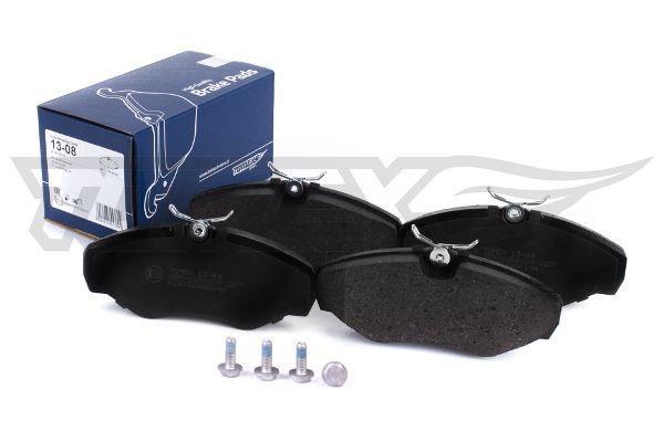 Levně Sada brzdových destiček, kotoučová brzda TOMEX Brakes 13-08