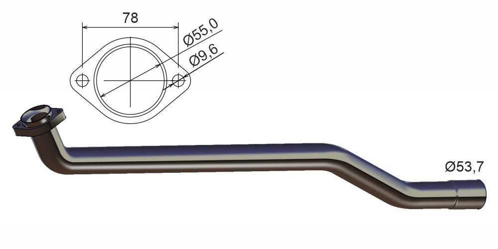 Rura wydechowa ERNST 391481