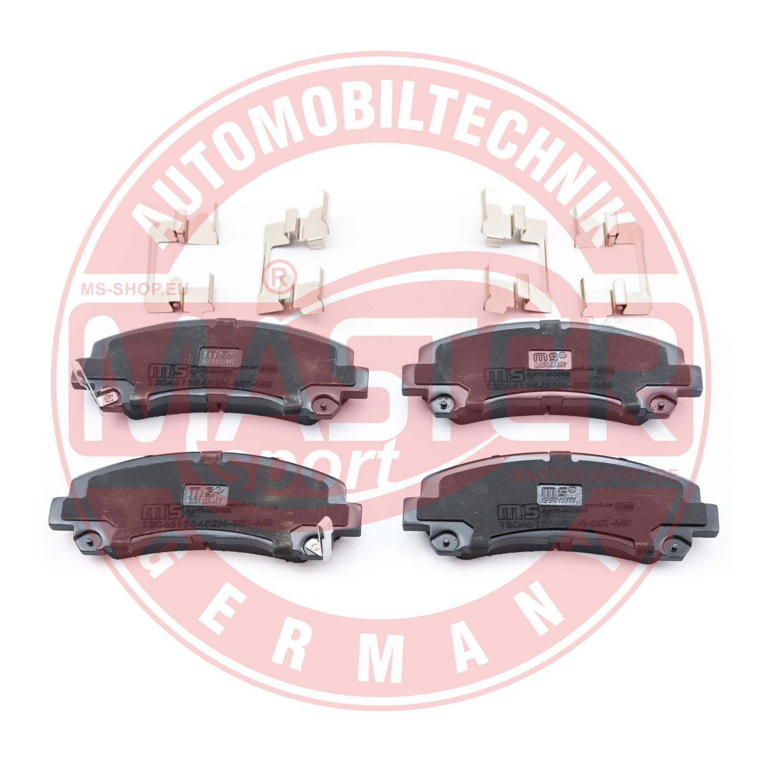 Zestaw klocków hamulcowych, hamulce tarczowe MASTER-SPORT GERMANY 13046135452N-SET-MS