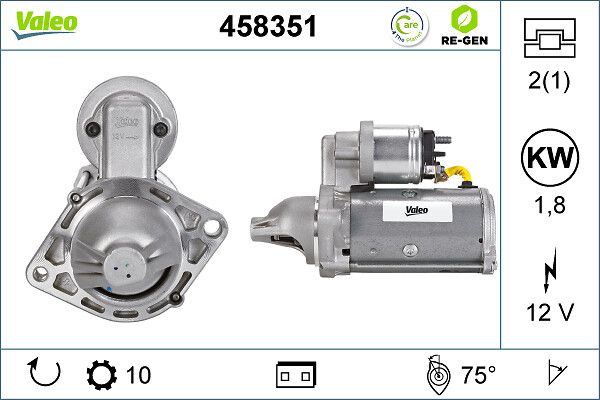 starter VALEO 458351