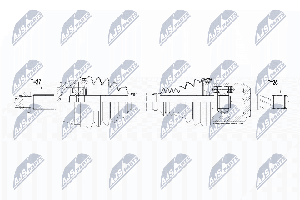 Wał napędowy NTY NPW-CH-038