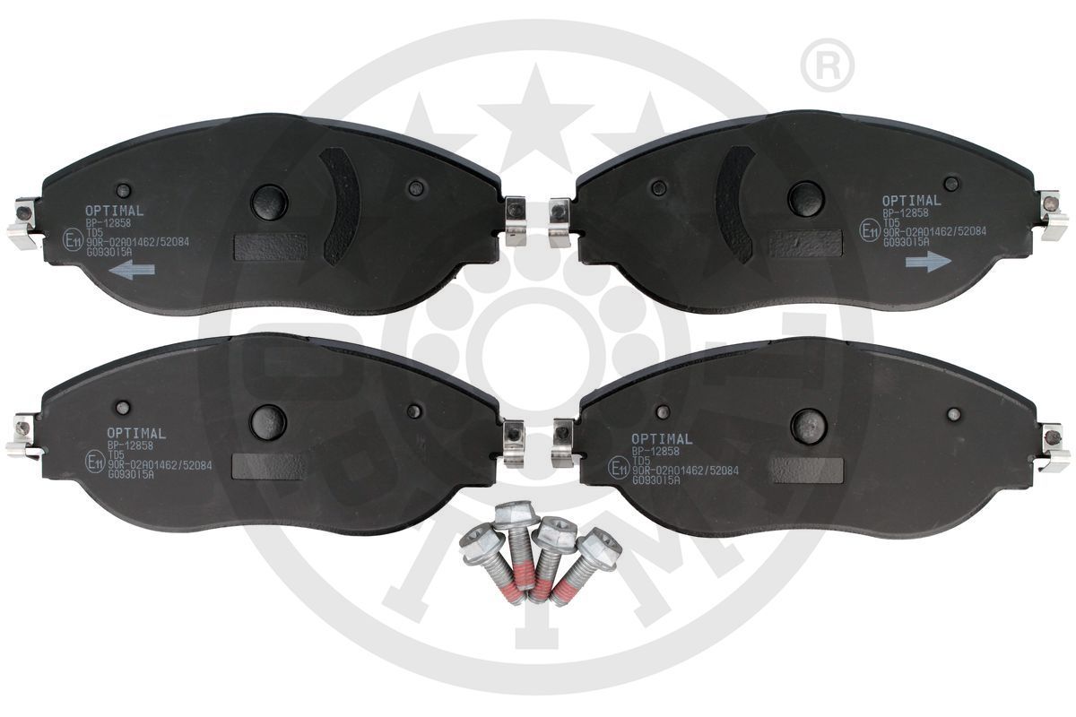 Zestaw klocków hamulcowych, hamulce tarczowe OPTIMAL BP-12858