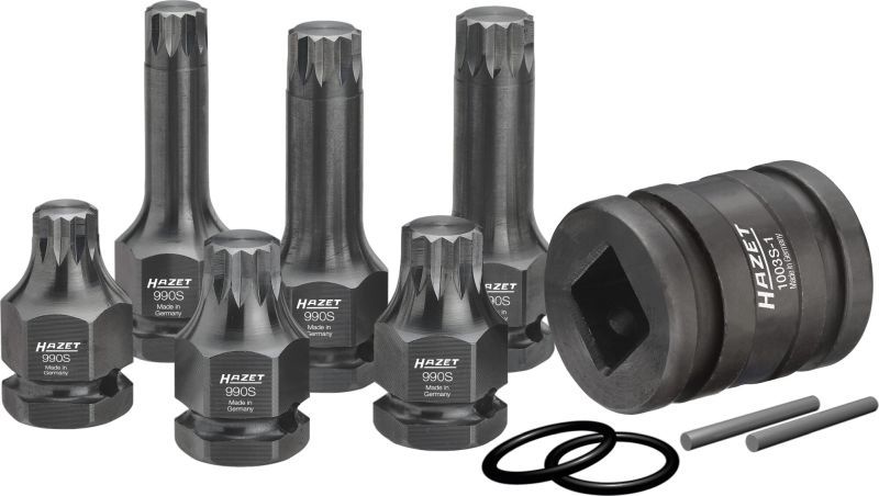 Set capete chei tubulare impact HAZET 990S/11