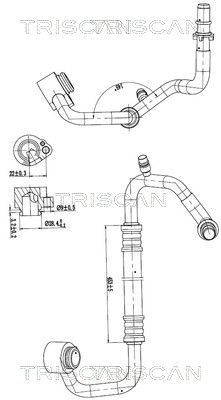 conducta presiune variabila,aer conditionat TRISCAN 9010 29021