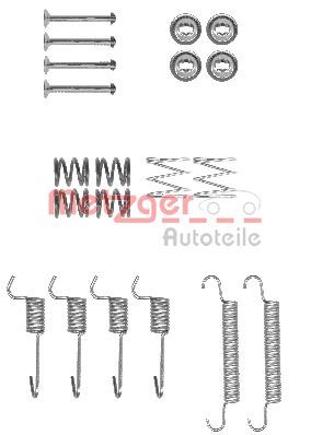 set accesorii, saboti frana parcare METZGER 105-0008