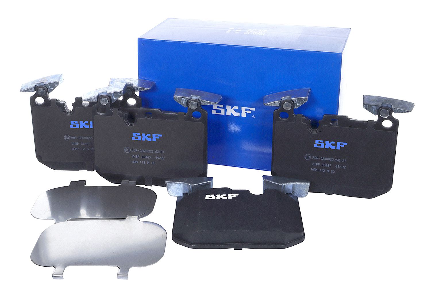 Sada brzdových platničiek kotúčovej brzdy SKF VKBP 80467