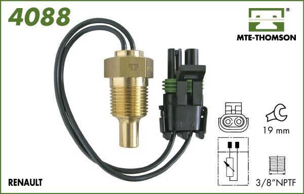 Czujnik, temperatura płynu chłodzącego MTE-THOMSON 4088