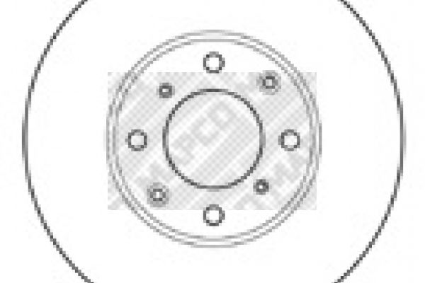 Tarcza hamulcowa MAPCO 15601