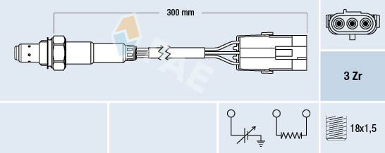 Sonda lambda FAE 77113