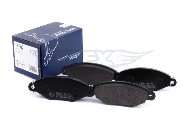 Levně Sada brzdových destiček, kotoučová brzda TOMEX Brakes 11-75